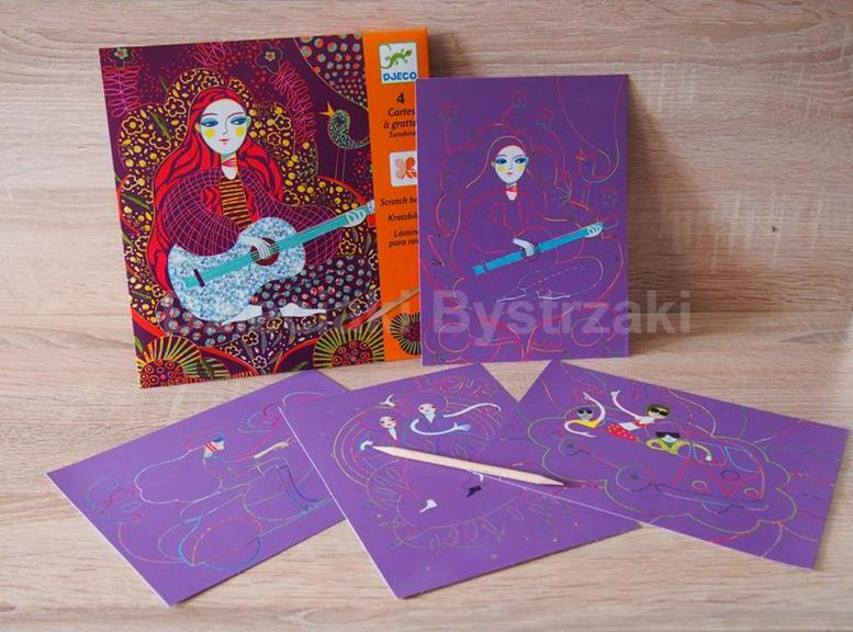 Djeco wydrapywanki Sunshine